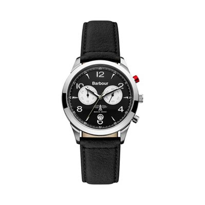 Men's black dial QA strap watch bb017slbk